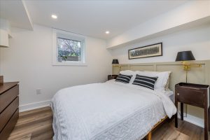 Basement Bedroom Renovation in Barrie