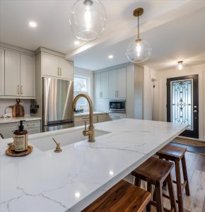 Kitchen Island Renovation in Barrie